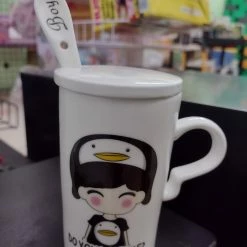 (ONLINE) DRAGON IMPORTS & COLLECTIBLES LLC Cinaya Ceramic Mug With Lid Set