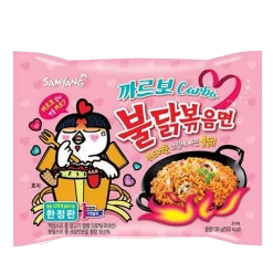 (ONLINE) DRAGON IMPORTS & COLLECTIBLES LLC Hot Chicken Flavor Ramen: Carbonara Flavor - SAMYANG