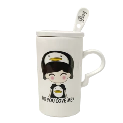 (ONLINE) DRAGON IMPORTS & COLLECTIBLES LLC Cinaya Ceramic Mug With Lid Set