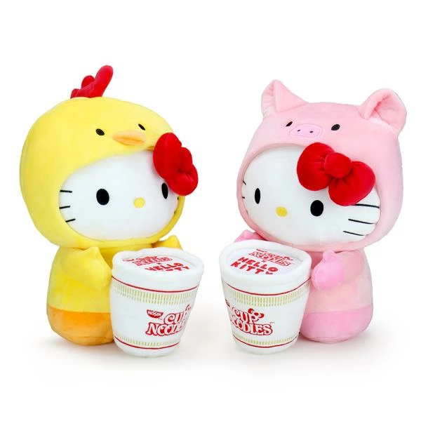 (ONLINE) DRAGON IMPORTS & COLLECTIBLES LLC NISSIN CUP NOODLES X HELLO KITTY® PORK CUP MEDIUM PLUSH