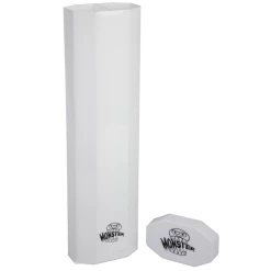 (ONLINE) DRAGON IMPORTS & COLLECTIBLES LLC Games/TCG MONSTER PRISM DUAL PLAYMAT TUBE - OPAQUE WHITE WITH WHITE CAP