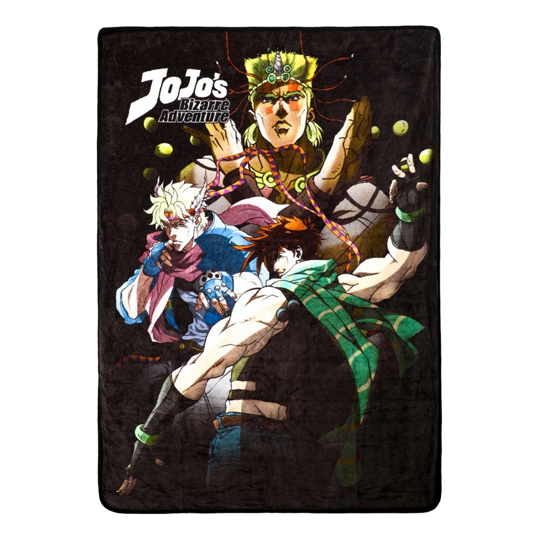 Budget π (ONLINE) DRAGON IMPORTS & COLLECTIBLES LLC JoJo's Bizarre Adventure Digital Fleece Throw π 3 (ONLINE) DRAGON IMPORTS & COLLECTIBLES LLC JoJo's Bizarre Adventure Digital Fleece Throw
