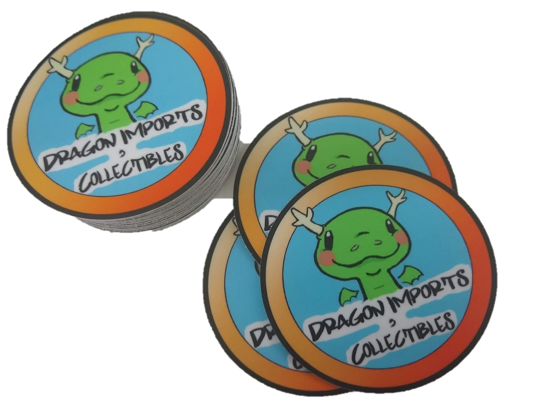 Buy π₯ (ONLINE) DRAGON IMPORTS & COLLECTIBLES LLC Dragon Imports Logo Stickers! β 4 (ONLINE) DRAGON IMPORTS & COLLECTIBLES LLC Dragon Imports Logo Stickers!
