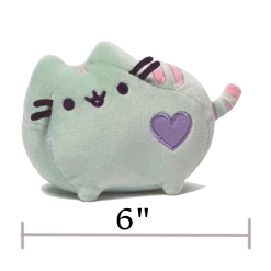 (ONLINE) DRAGON IMPORTS & COLLECTIBLES LLC PASTEL GREEN, 6"- Pusheen