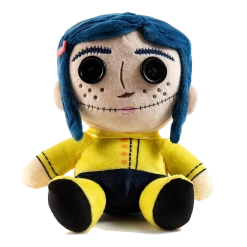 (ONLINE) DRAGON IMPORTS & COLLECTIBLES LLC Plushes CORALINE WITH BUTTON EYES PHUNNY PLUSH BY KIDROBOT