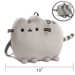 (ONLINE) DRAGON IMPORTS & COLLECTIBLES LLC PUSHEEN BACKPACK, 13" Plushes