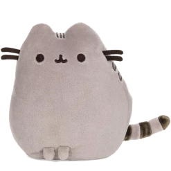 (ONLINE) DRAGON IMPORTS & COLLECTIBLES LLC Plushes Grey Pusheen Squisheen Pet Pose, 6 IN