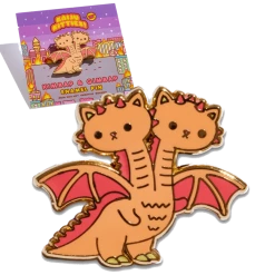 (ONLINE) DRAGON IMPORTS & COLLECTIBLES LLC Enamel Pins KIMBAP & GIMBAP - KAIJU KITTIES ENAMEL PIN