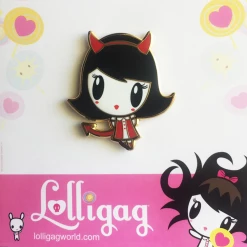 (ONLINE) DRAGON IMPORTS & COLLECTIBLES LLC Lil Devil Lolligag - ENAMEL PIN Enamel Pins