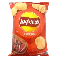 (ONLINE) DRAGON IMPORTS & COLLECTIBLES LLC Food LAY'S Potato Chips Texas Grilled BBQ Flavor