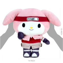 (ONLINE) DRAGON IMPORTS & COLLECTIBLES LLC Plushes Sakura 13" - Naruto X Sanrio® My Melody™ Plush