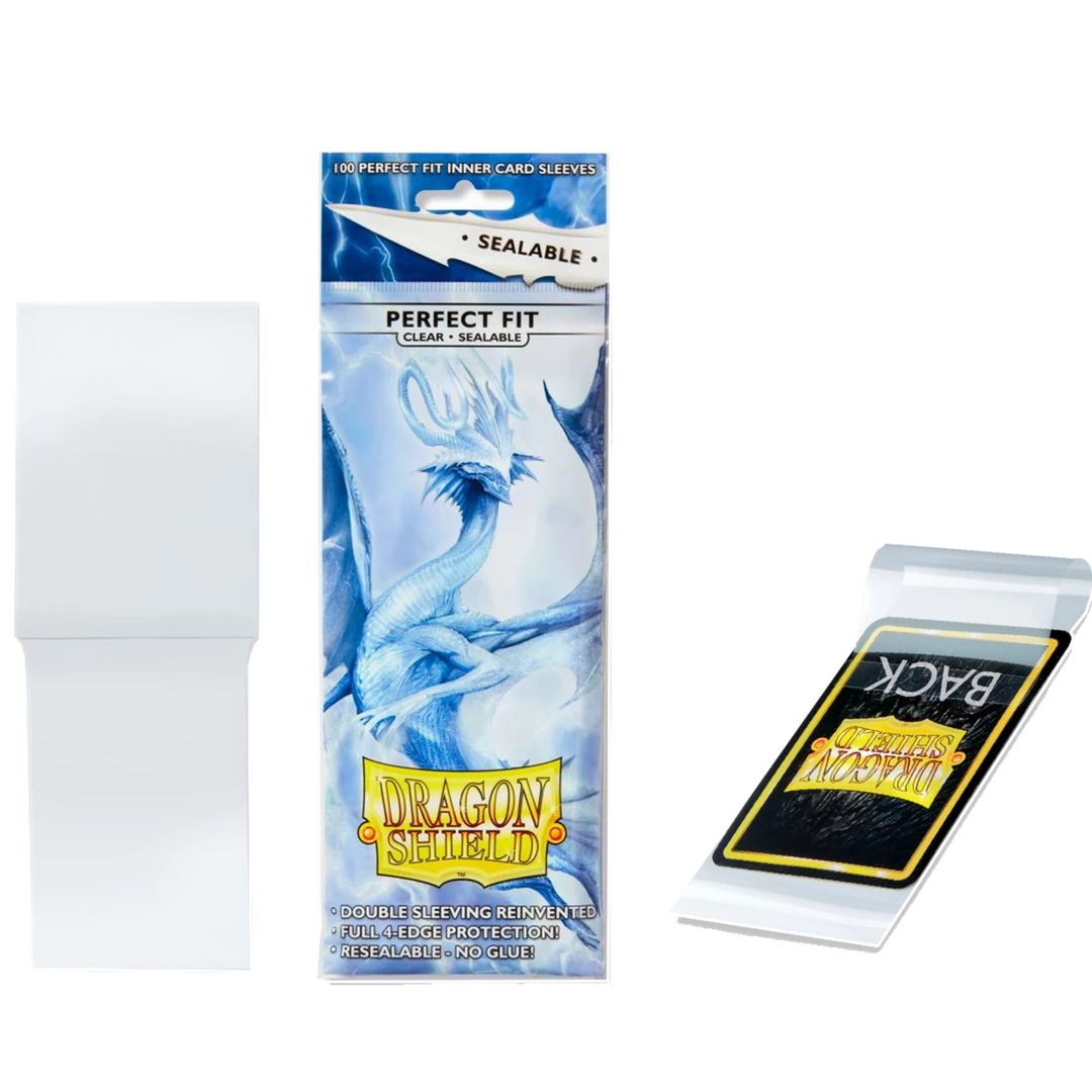 Flash Sale π (ONLINE) DRAGON IMPORTS & COLLECTIBLES LLC Dragon Shields Perfect Fit Sealable: (100) Clear Games/TCG β¨ 3 (ONLINE) DRAGON IMPORTS & COLLECTIBLES LLC Dragon Shields Perfect Fit Sealable: (100) Clear Games/TCG