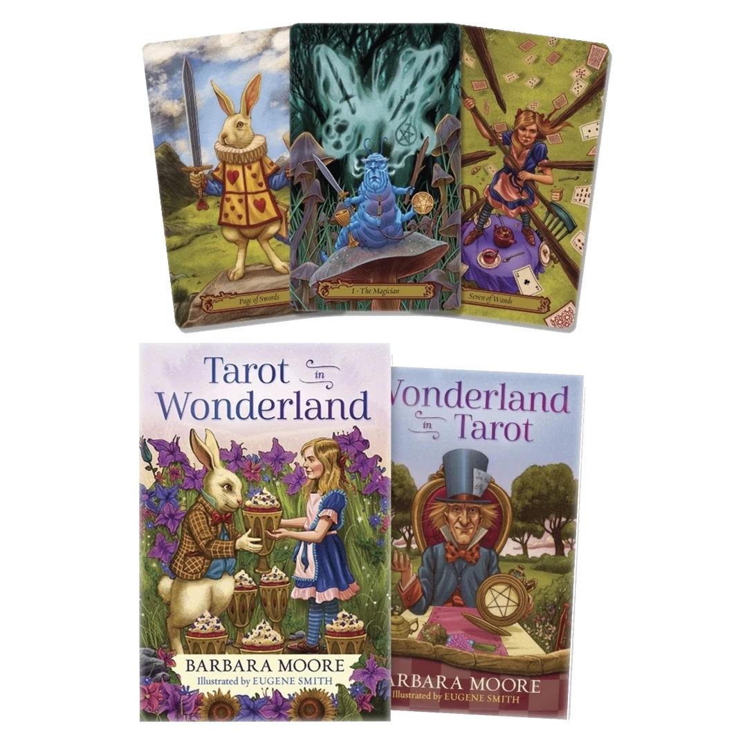 Discount π (ONLINE) DRAGON IMPORTS & COLLECTIBLES LLC Tarot In Wonderland - BY BARBARA MOORE, EUGENE SMITH π 3 (ONLINE) DRAGON IMPORTS & COLLECTIBLES LLC Tarot In Wonderland - BY BARBARA MOORE, EUGENE SMITH