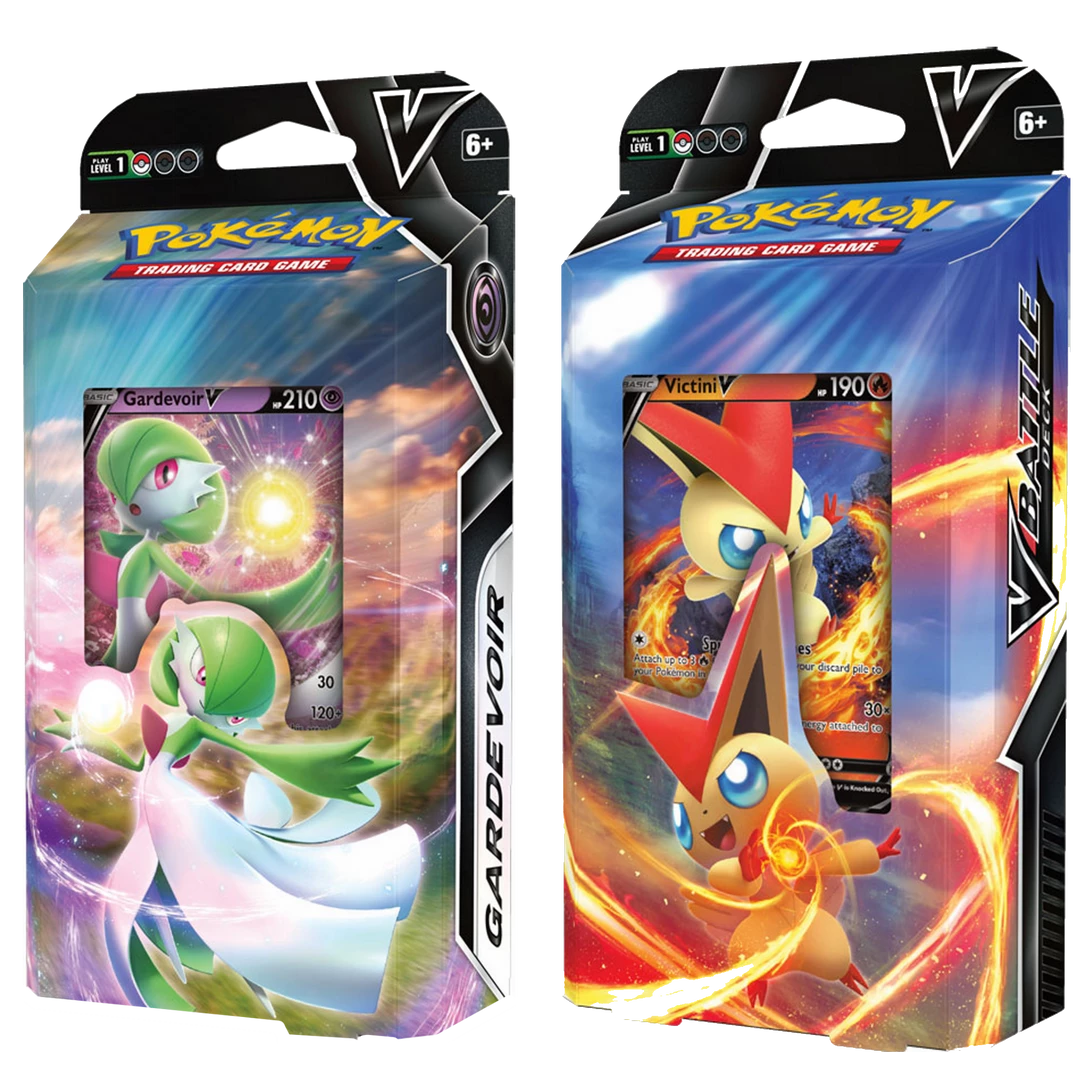 Budget 🎉 (ONLINE) DRAGON IMPORTS & COLLECTIBLES LLC POKEMON TCG: V BATTLE DECKS (VICTINI V AND GARDEVOIR V) Games/TCG ✔️ 3 (ONLINE) DRAGON IMPORTS & COLLECTIBLES LLC POKEMON TCG: V BATTLE DECKS (VICTINI V AND GARDEVOIR V) Games/TCG