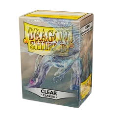 (ONLINE) DRAGON IMPORTS & COLLECTIBLES LLC Games/TCG Clear Classic - Dragon Shield Card Protectors Sleeves