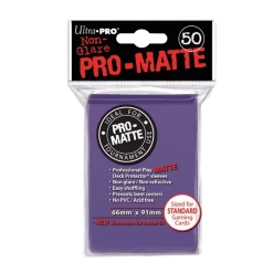 (ONLINE) DRAGON IMPORTS & COLLECTIBLES LLC 50ct Pro-Matte Purple Standard Deck Protectors Sleeves Card Sleeves