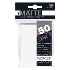 (ONLINE) DRAGON IMPORTS & COLLECTIBLES LLC 50ct Pro-Matte White Standard Deck Protectors Sleeves Card Sleeves