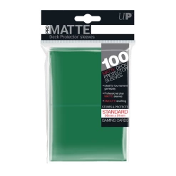 (ONLINE) DRAGON IMPORTS & COLLECTIBLES LLC Card Sleeves 100ct Pro-Matte Green Standard Deck Protectors Sleeves