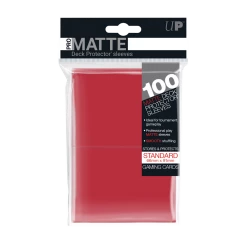 (ONLINE) DRAGON IMPORTS & COLLECTIBLES LLC Card Sleeves 100ct Pro-Matte Red Standard Deck Protectors Sleeves