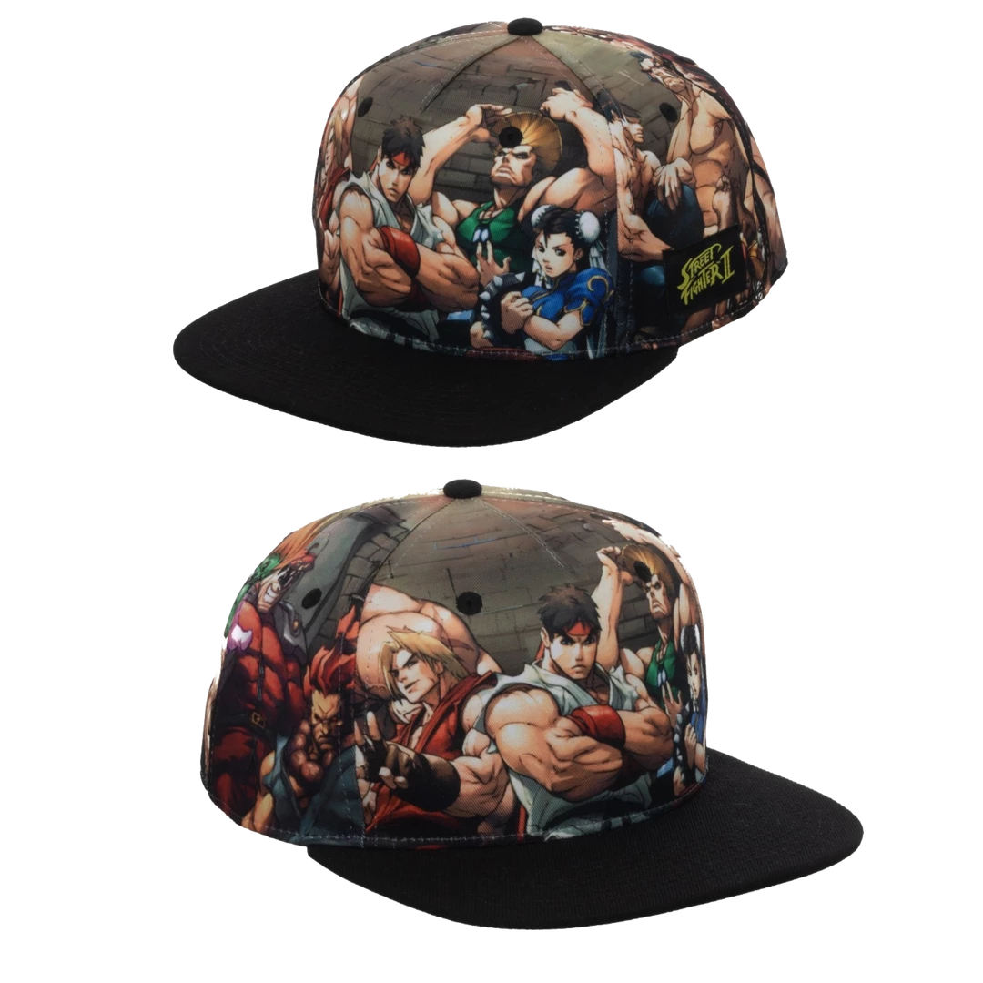 Flash Sale π₯° (ONLINE) DRAGON IMPORTS & COLLECTIBLES LLC Accessories Street Fighter Sublimated Snapback - Bioworld π₯° 3 (ONLINE) DRAGON IMPORTS & COLLECTIBLES LLC Accessories Street Fighter Sublimated Snapback - Bioworld