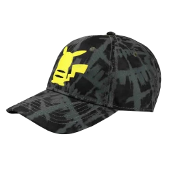 (ONLINE) DRAGON IMPORTS & COLLECTIBLES LLC POKEMON PIKACHU BLACK TIE DYE HAT - Bioworld