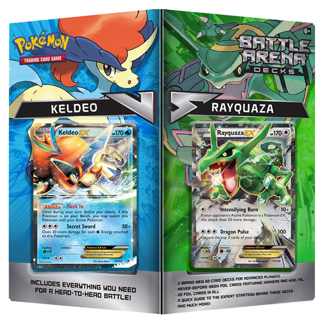 New 🤩 (ONLINE) DRAGON IMPORTS & COLLECTIBLES LLC Games/TCG Pokemon TCG: Battle Arena Decks - Rayquaza VS Keldeo 🥰 3 (ONLINE) DRAGON IMPORTS & COLLECTIBLES LLC Games/TCG Pokemon TCG: Battle Arena Decks - Rayquaza VS Keldeo