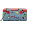(ONLINE) DRAGON IMPORTS & COLLECTIBLES LLC Child's Play Chucky Cosplay Zip-Around Wallet - LOUNGEFLY X