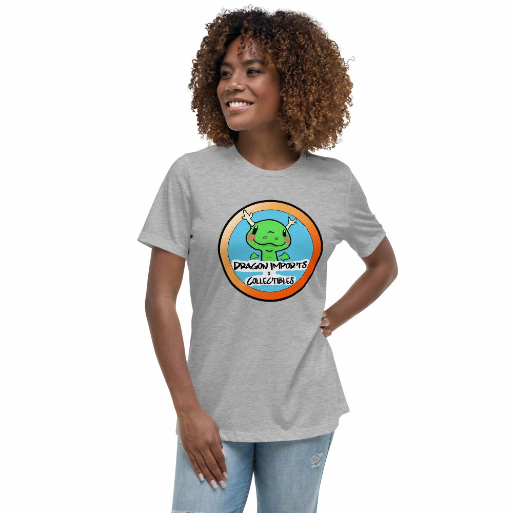Hot Sale β Dragon Imports And Collectibles - Funko, Pokemon, Board Games And More! Store Swag Dragon Imports Logo - π© Women's Relaxed T-Shirt π 6 Dragon Imports And Collectibles - Funko, Pokemon, Board Games And More! Store Swag Dragon Imports Logo - Women's Relaxed T-Shirt