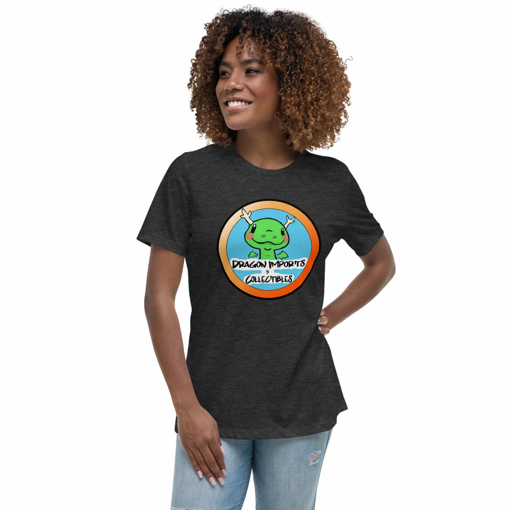 Hot Sale β Dragon Imports And Collectibles - Funko, Pokemon, Board Games And More! Store Swag Dragon Imports Logo - π© Women's Relaxed T-Shirt π 4 Dragon Imports And Collectibles - Funko, Pokemon, Board Games And More! Store Swag Dragon Imports Logo - Women's Relaxed T-Shirt