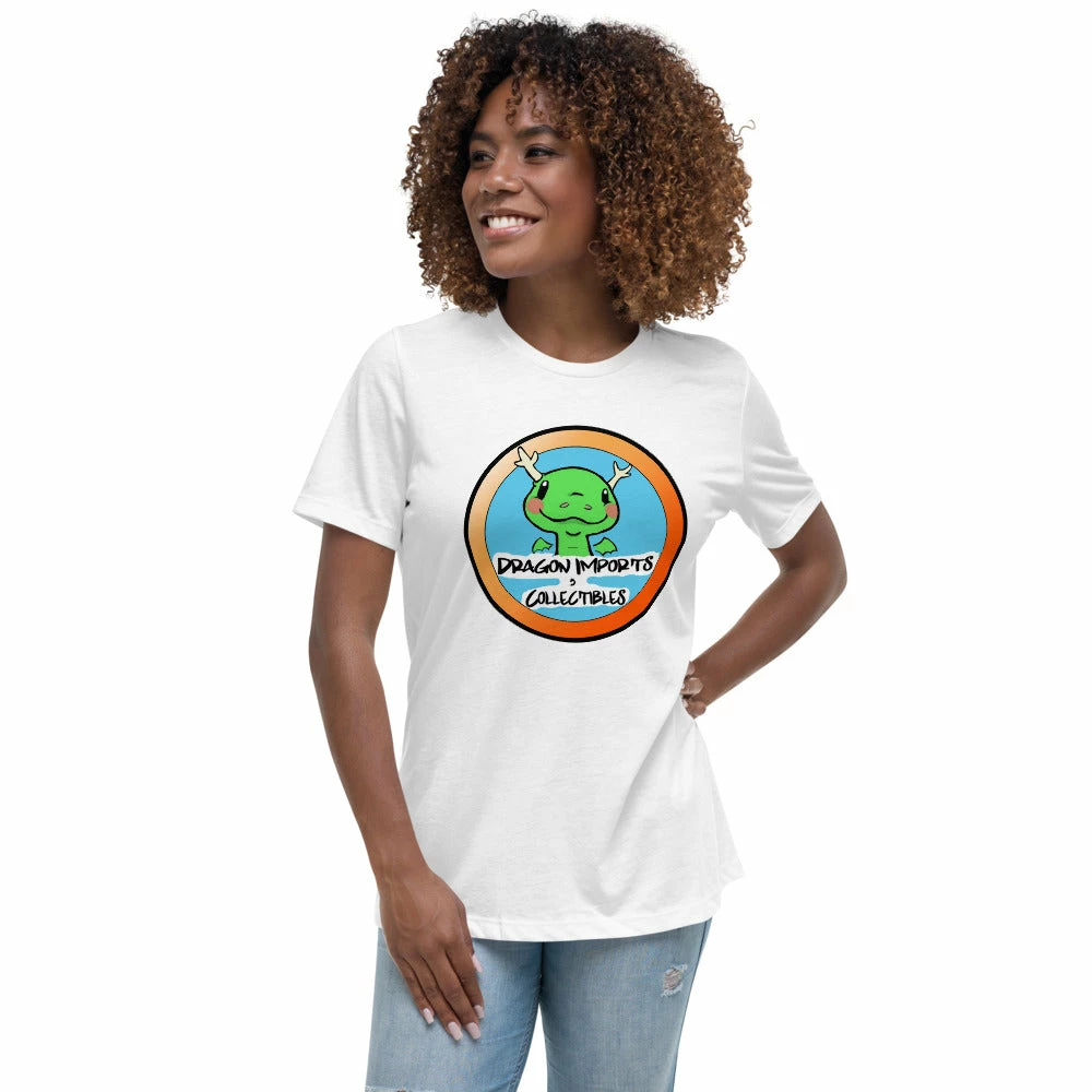 Hot Sale β Dragon Imports And Collectibles - Funko, Pokemon, Board Games And More! Store Swag Dragon Imports Logo - π© Women's Relaxed T-Shirt π 10 Dragon Imports And Collectibles - Funko, Pokemon, Board Games And More! Store Swag Dragon Imports Logo - Women's Relaxed T-Shirt